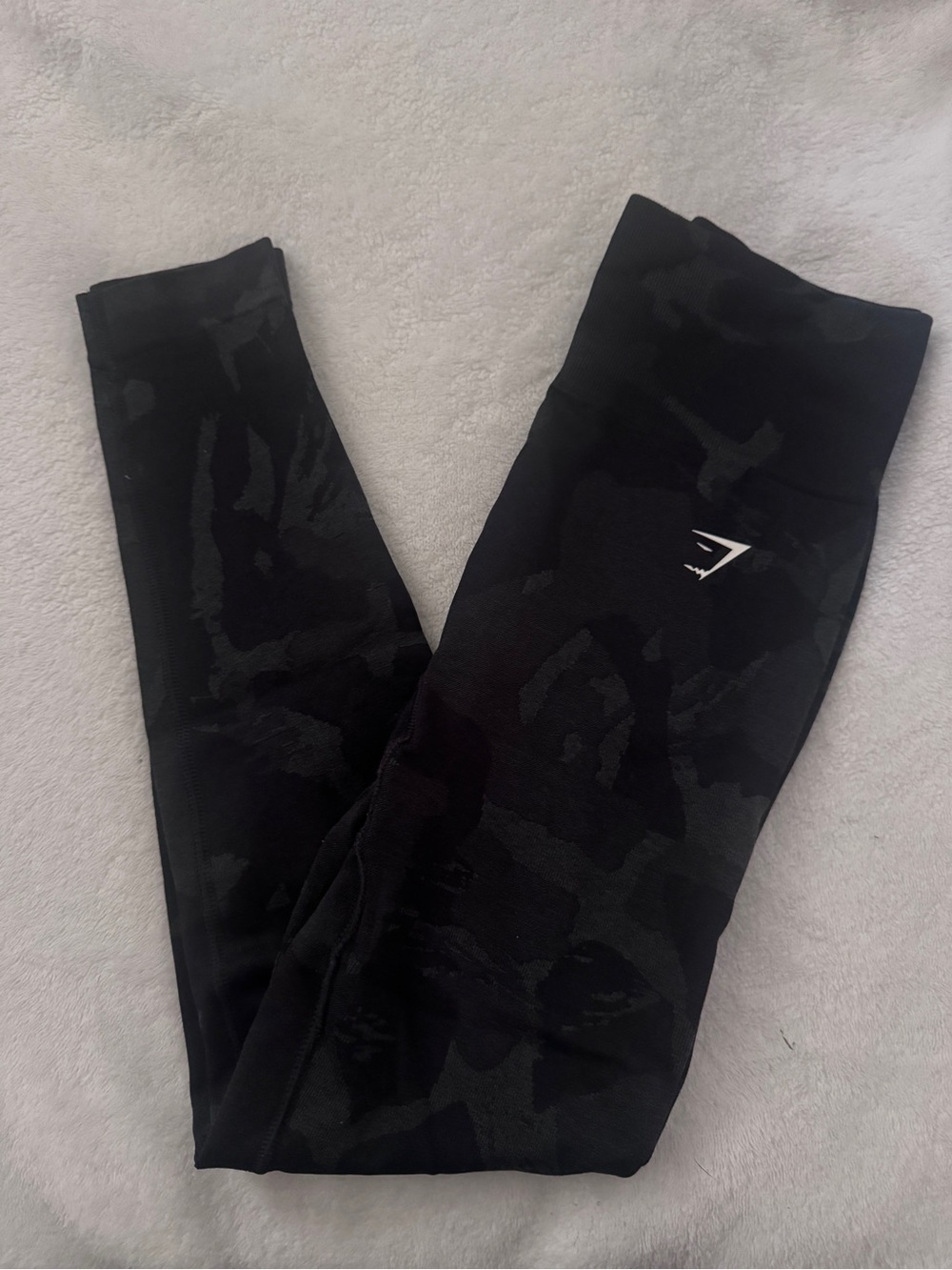 Gymshark Black Camouflage Seamless Leggings